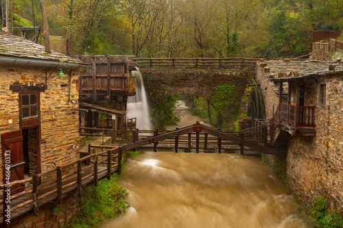 Mazonovo Windmills in Taramundi, Asturias - Spain photo
