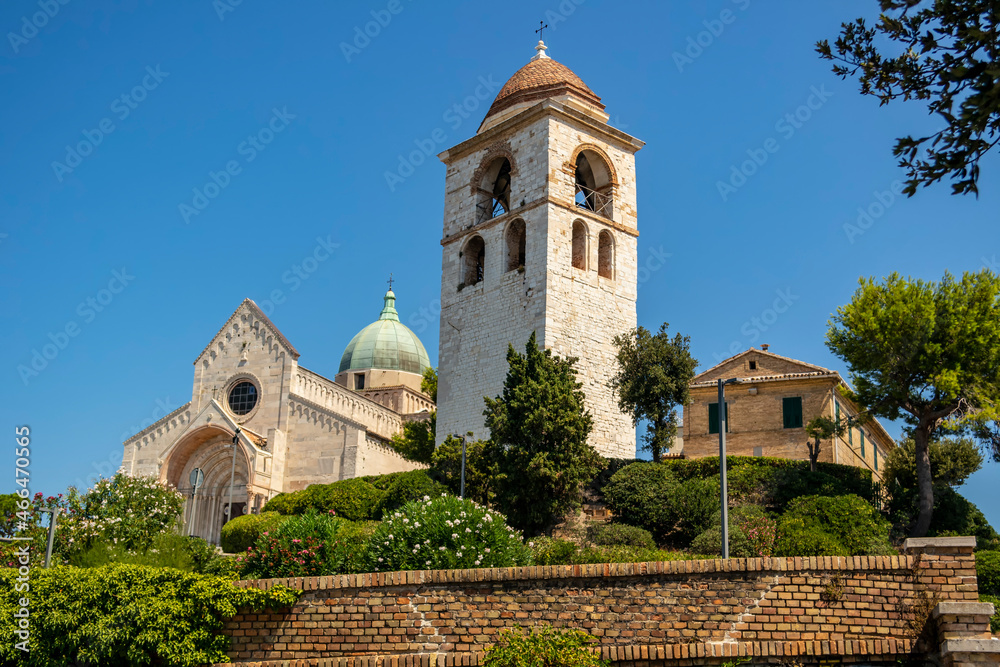 View on the cathedral of San Ciriaco in Ancona, Marche - Italy View on the cathedral of San Ciriaco in Ancona, Marche - Italy