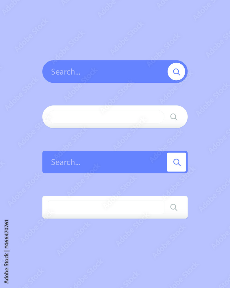Search Bar for ui, design and web site. Search Address and navigation bar icon. Collection of search form templates for websites Search Bar for ui, design and web site. Search Address and navigation bar icon. Collection of search form templates for websites