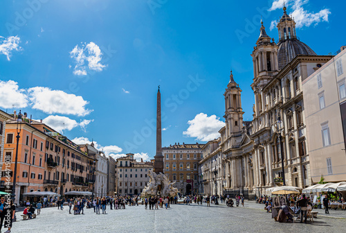 Tableau sur toile Roma Piazza Navona è una delle più celebri piazze monumentali di Roma, costruita