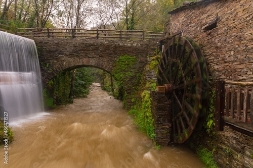 Mazonovo Windmills in Taramundi, Asturias - Spain photo