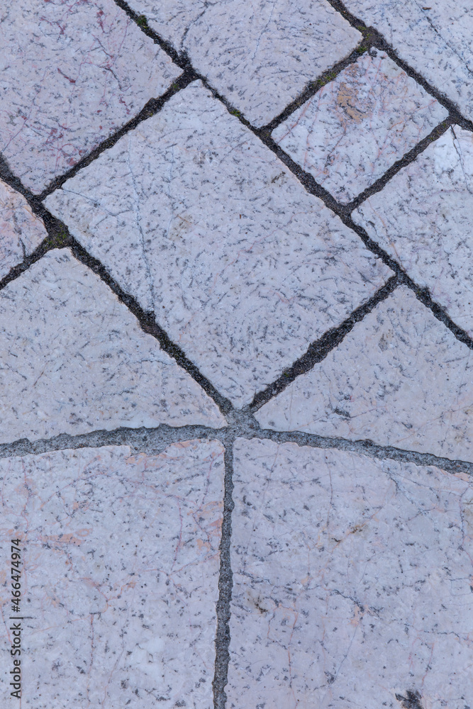 Obraz premium Paving stones are carefully arranged.