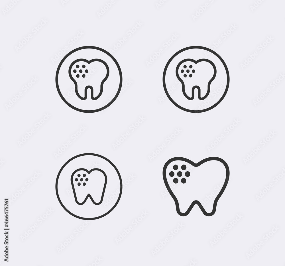 Dental clinic. Tooth icon dental clinic Dental clinic. Tooth icon dental clinic
