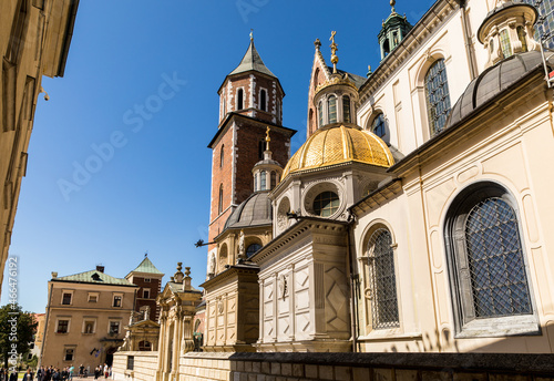 The golden roof of the chapel.