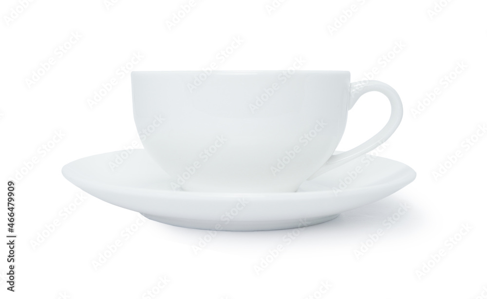 White empty Coffee Cup isolated on white background with clipping path. White empty Coffee Cup isolated on white background with clipping path.