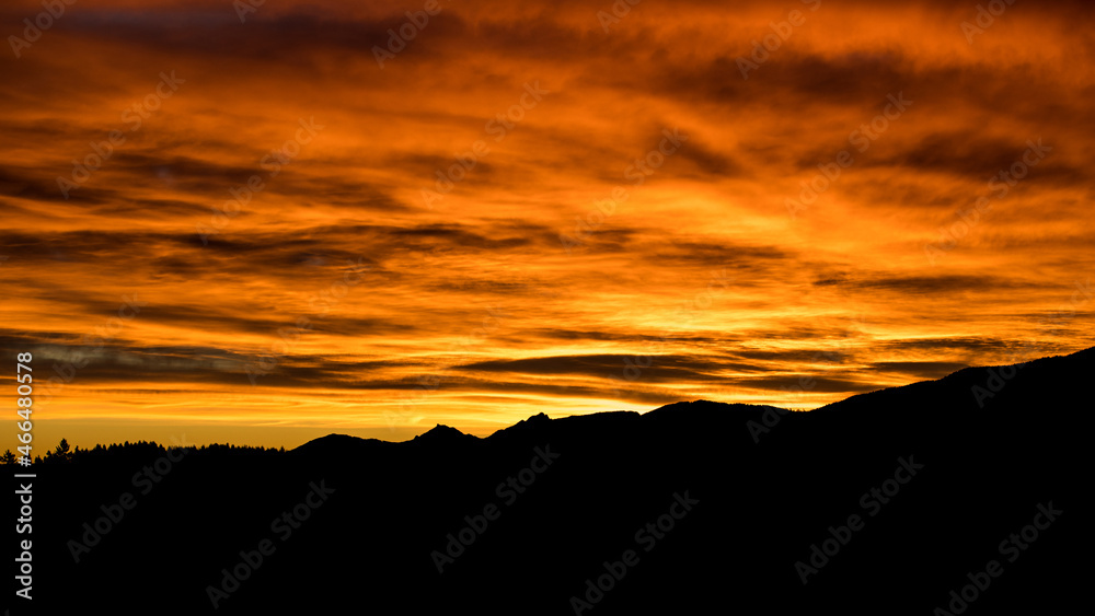 Obraz premium Sonnenaufgang Berge
