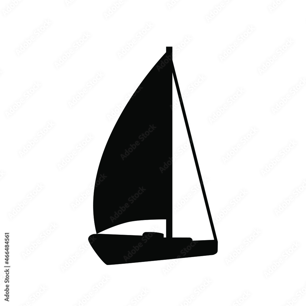 Sailboat icon vector. yacht illustration sign. sailing ship symbol. sailfish logo. Sailboat icon vector. yacht illustration sign. sailing ship symbol. sailfish logo.