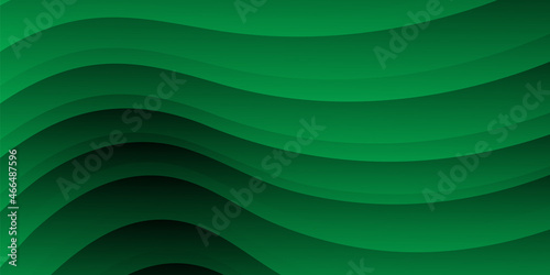 Abstract gradient waves background and folds. 3D illustration in gentle pastel colors.