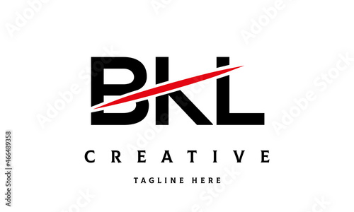 BKL creative cut three latter logo