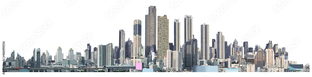 Fototapeta premium many building in the city landscape showing office