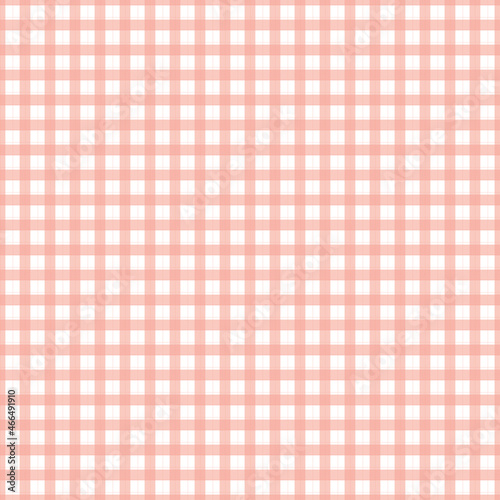 Seamless tartan pattern. Plaid repeat vector with white and pink Designs used for prints, gift wrapping, textiles, checkerboard backgrounds for tablecloths.