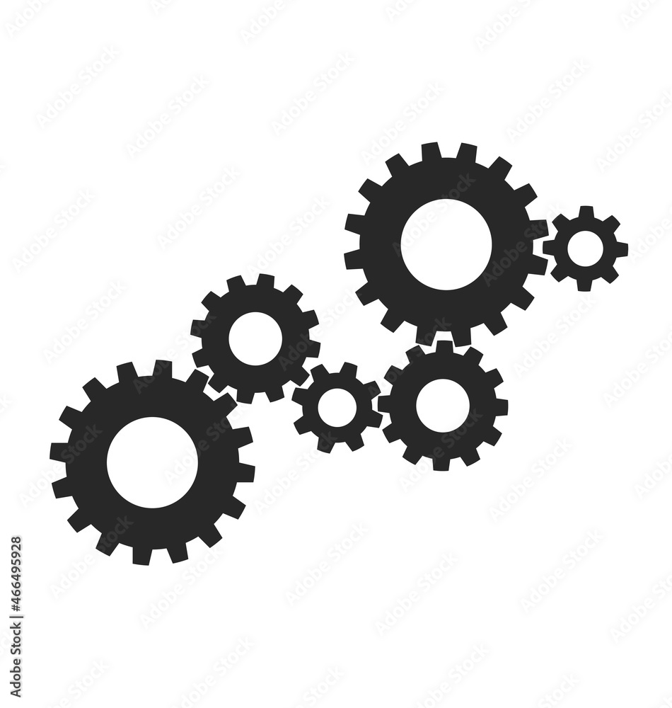 6 gear array cluster assembly