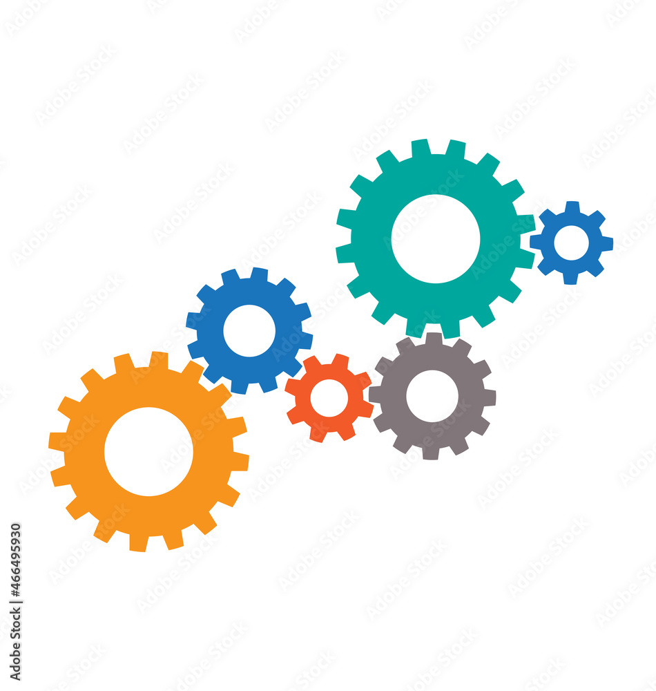 abstract 6 gear array cluster assembly abstract 6 gear array cluster assembly