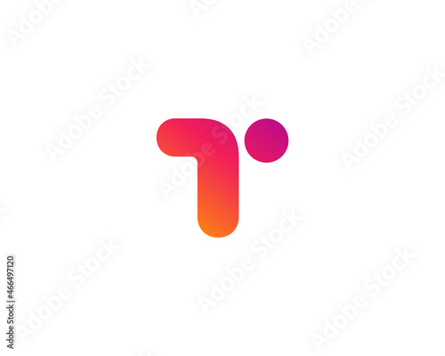Letter T logo icon design template elements