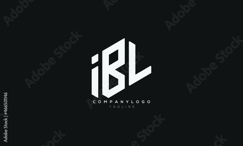 IBL, BIL, LBI, Abstract initial monogram letter alphabet logo design photo