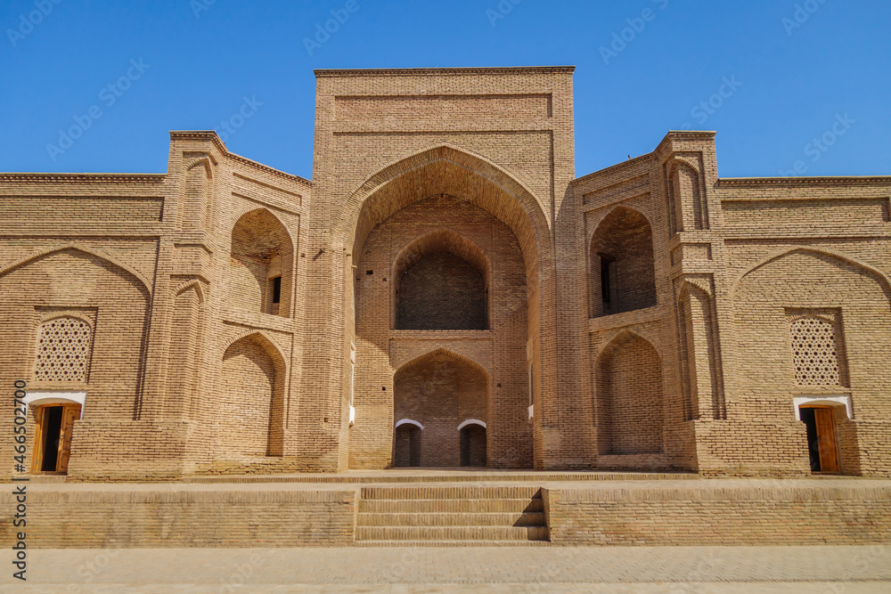 Mausoleums and iwan of 16-17 centuries in Sultan Saodat complex, Termez, Uzbekistan