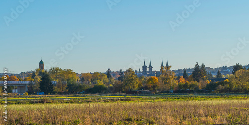 Blick nach Bamberg Herbst 