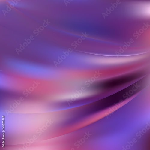 Blue Satin Silky Cloth Fabric Textile Drape with Crease Wavy Folds background.With soft waves and,waving in the wind Texture of crumpled paper. object ,illustration. eps 10