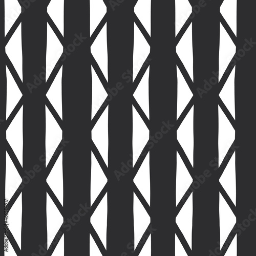 Vector black and white creative abstract pattern design. Great for all surfaces such as fashion, textiles, stationary, product packaging and more. 