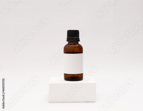 Product bottle mockup. Blank label. Realistic mockup