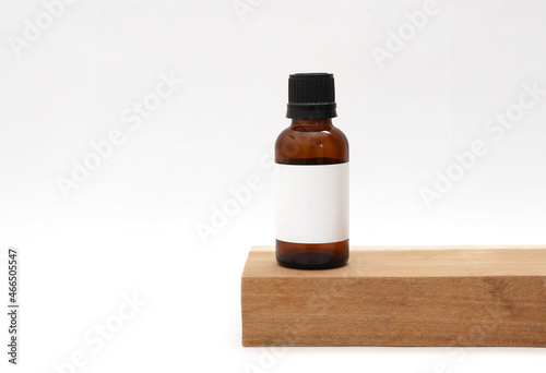 Product bottle mockup. Blank label. Realistic mockup