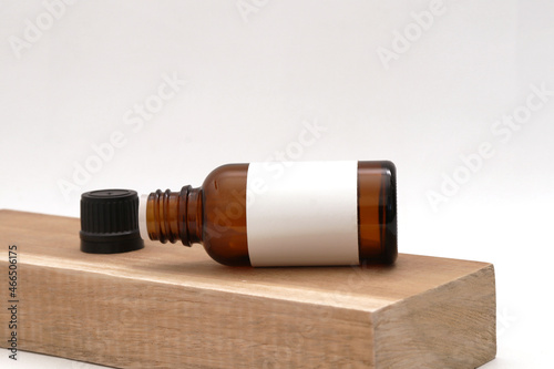 Product bottle mockup. Blank label. Realistic mockup