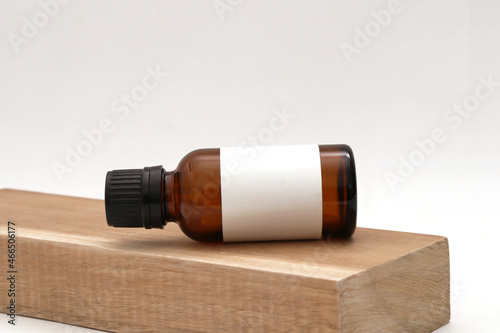 Product bottle mockup. Blank label. Realistic mockup