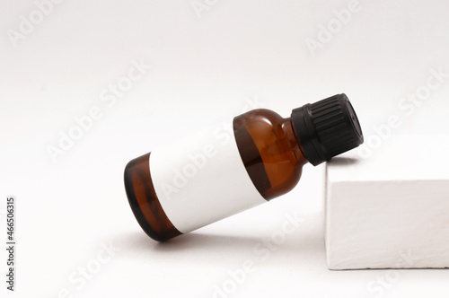 Product bottle mockup. Blank label. Realistic mockup