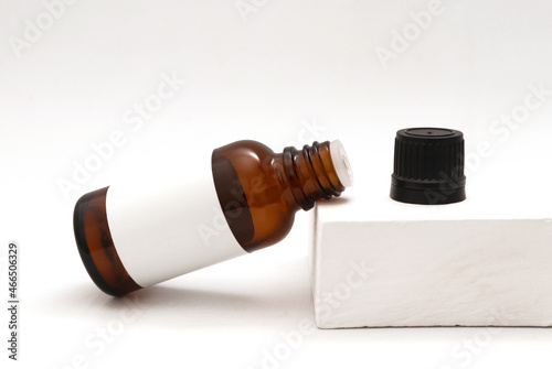 Product bottle mockup. Blank label. Realistic mockup