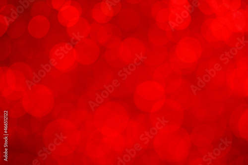 Red bokeh background. Happy new Year Background