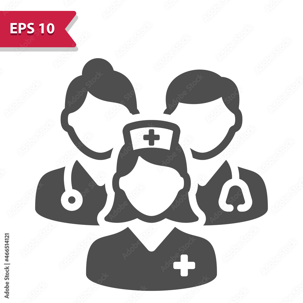 Medical Team Icon - Doctor, Nurse