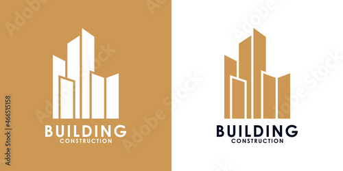 building logo design Premium Vector