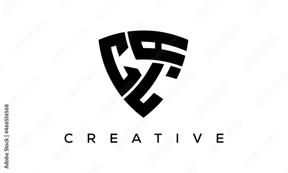 CLA letters logo, security Shield logo vector CLA letters logo, security Shield logo vector