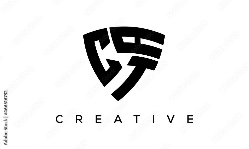 CTA letters logo, security Shield logo vector CTA letters logo, security Shield logo vector