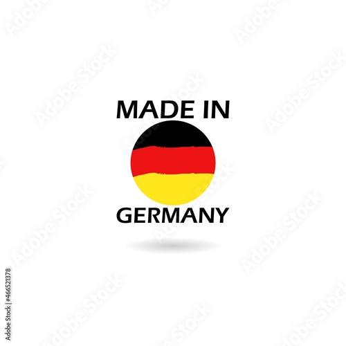 Made in Germany icon with shadow