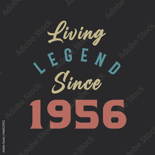 Living Legend since 1956  Born in 1956 vintage design vector