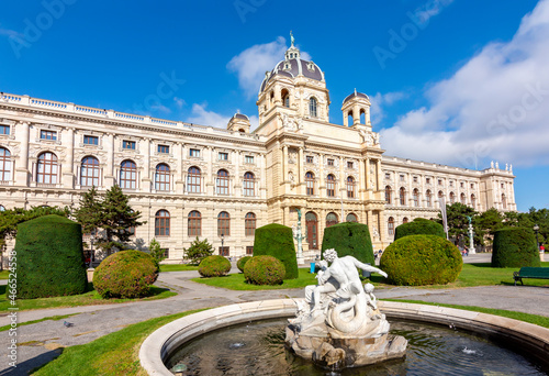 Natural History Museum (Naturhistorisches museum) on Maria Theresa square (Maria-Theresien-Platz) in Vienna, Austria