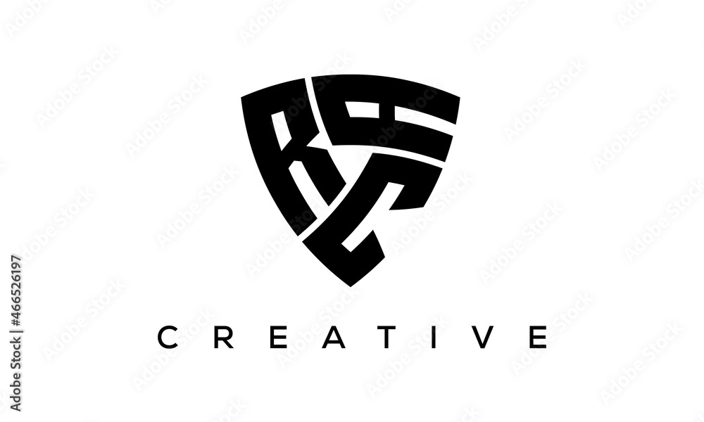 RCA letters logo, security Shield logo vector RCA letters logo, security Shield logo vector