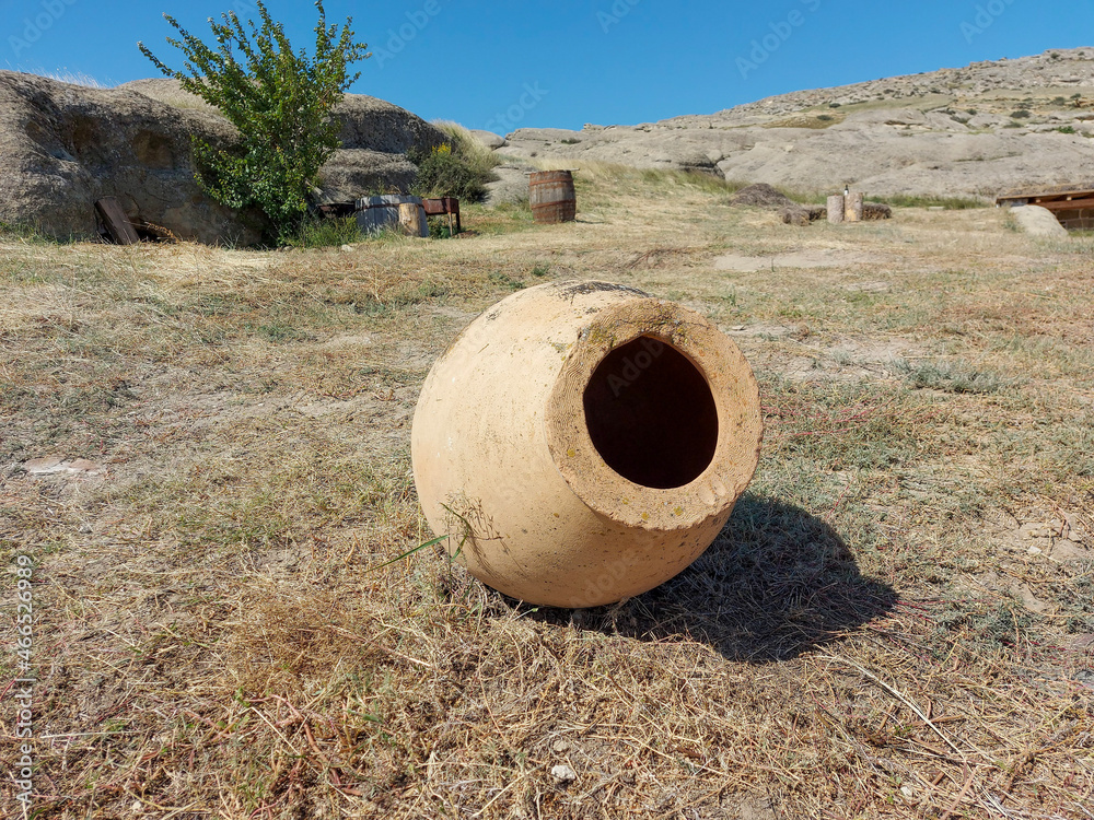 Traditional method Georgian wine vessels called qvevri Traditional method Georgian wine vessels called qvevri