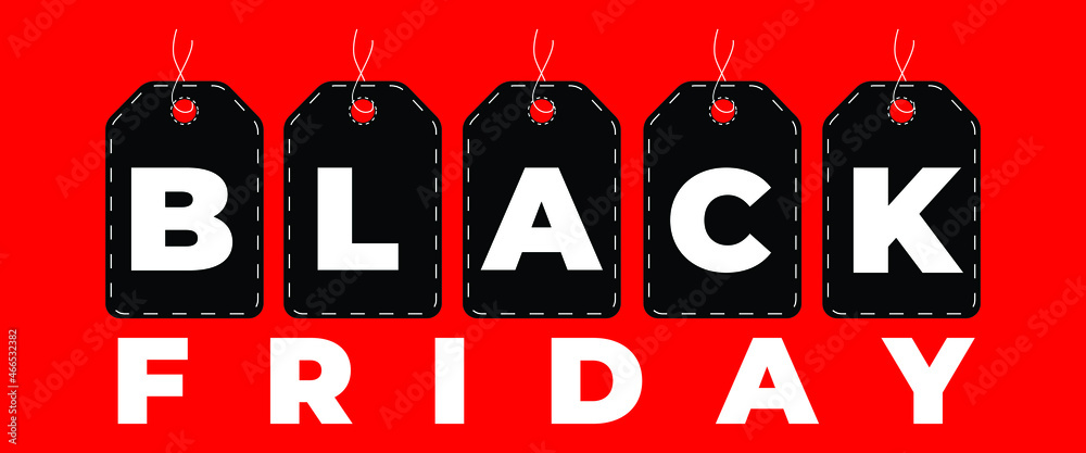 black friday sale vector template