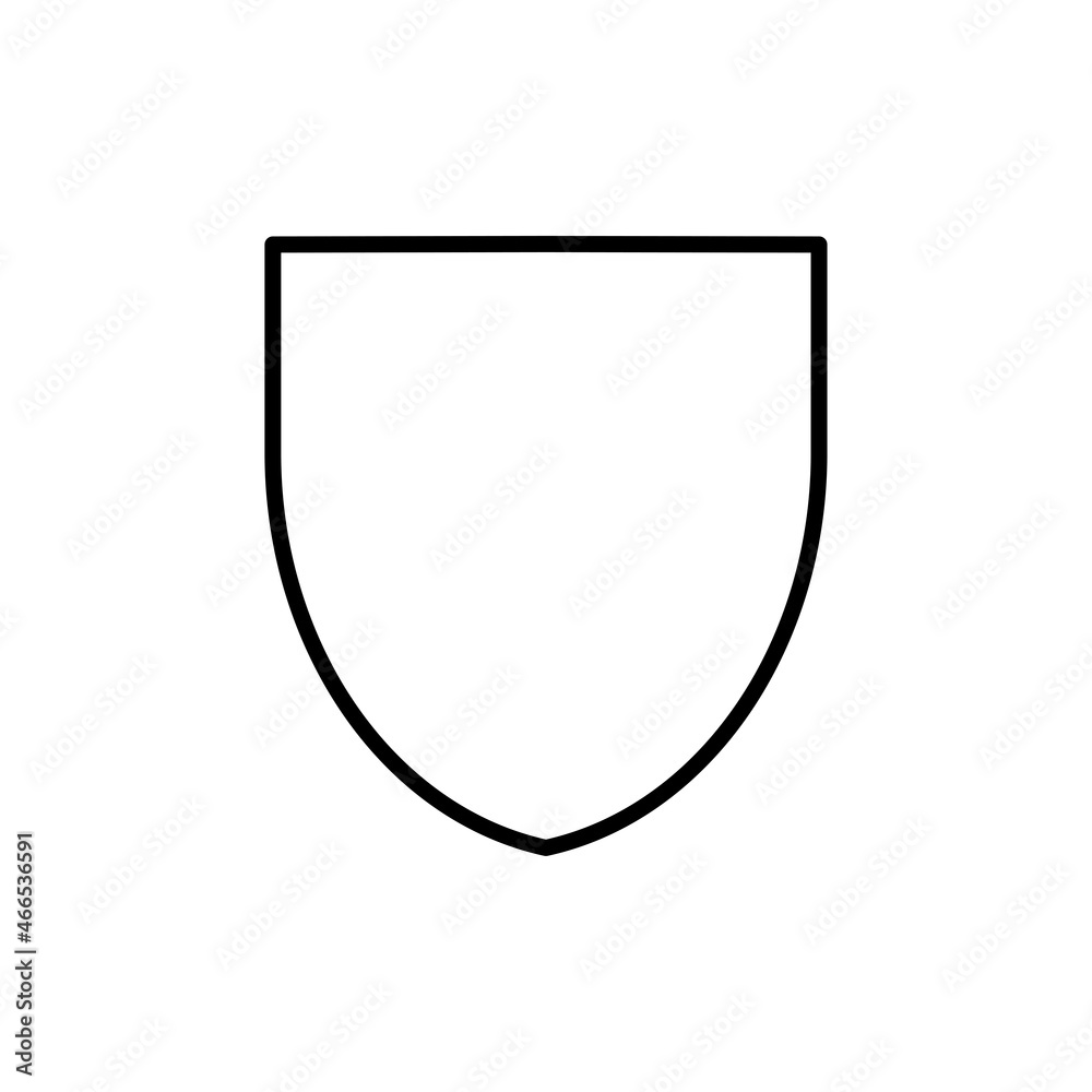 Protection icon. Universal interface sign. Shield sign. Protection icon. Universal interface sign. Shield sign.