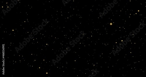 Abstract motion background shining gold particles. Shimmering Glittering Particles With Bokeh. Popular, modern, christmas, new year, holliday, wedding background, 2022, 2021. loop video animation