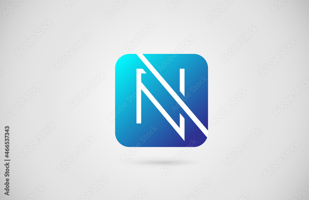 N alphabet letter logo icon. Creative design for company and business N alphabet letter logo icon. Creative design for company and business