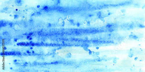 winter watercolor background splash vector gradient blue white