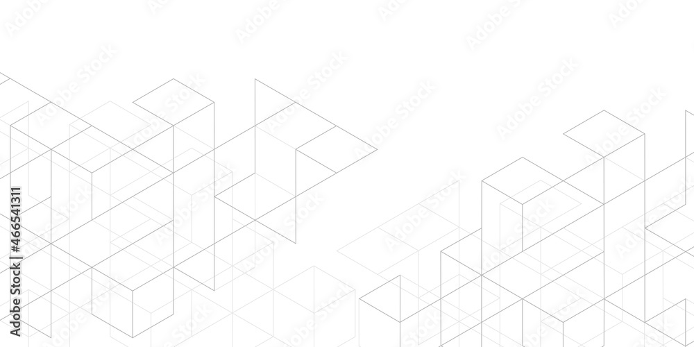 White background of lines.Geometry of squares.Line art design.Vector illustration. White background of lines.Geometry of squares.Line art design.Vector illustration.