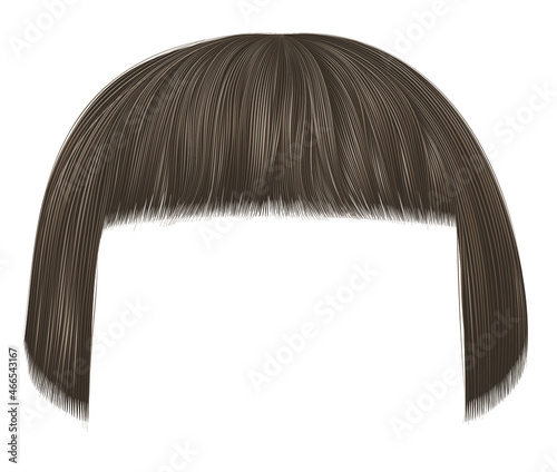 trendy hairs brunette brown colors .
 kare fringe . beauty fashion