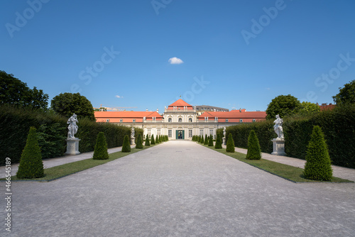 Famous Lower Belvedere castle (Schloss Belvedere) in Vienna, Austria © JMDuran Photography
