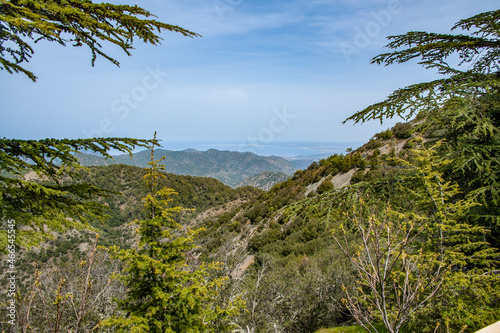 A memorial of Archbishop Makarios III has been erected on the top of Mount Troni, above the famous Kykkos Monastery. The beauty of the memorial is emphasized by the panorama of the Troodos Mountains. 