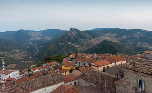 Basilicata - Veduta dall'alto di Albano di Lucania