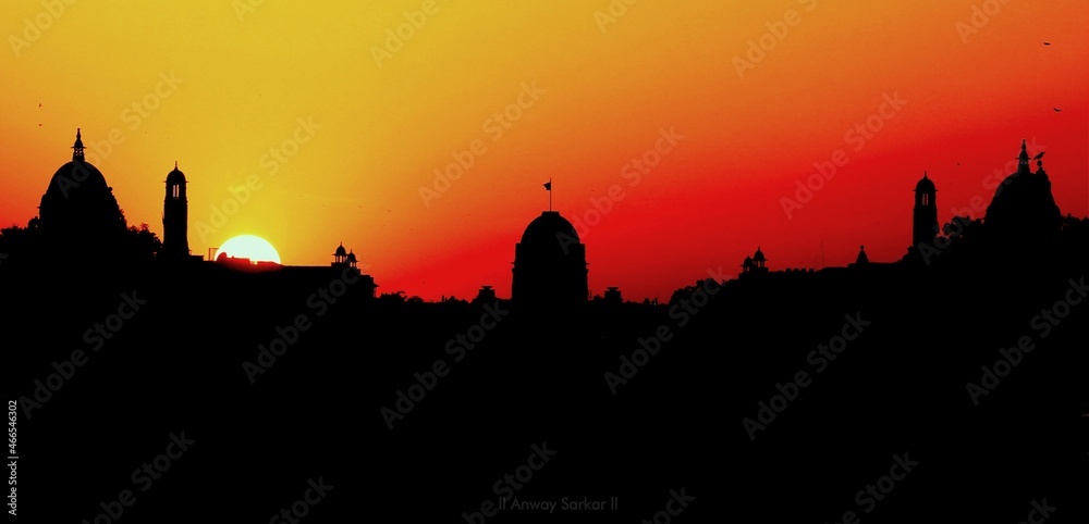 Sunset Temple View